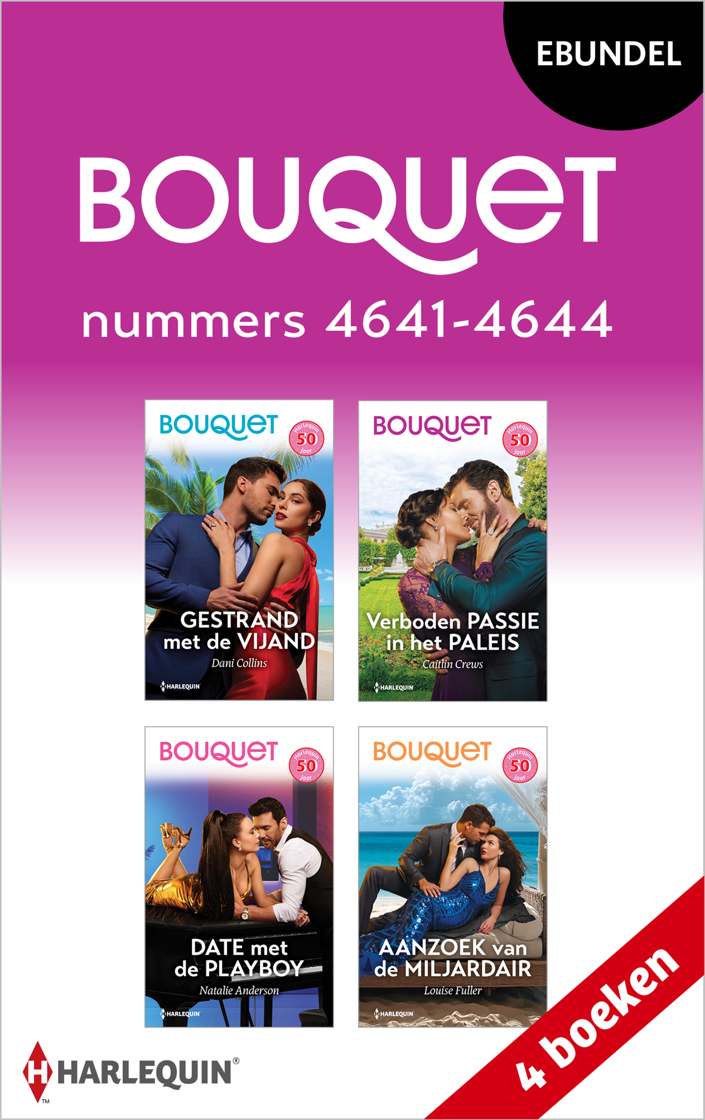 Omslag van Bouquet e-bundel nummers 4641 - 4644