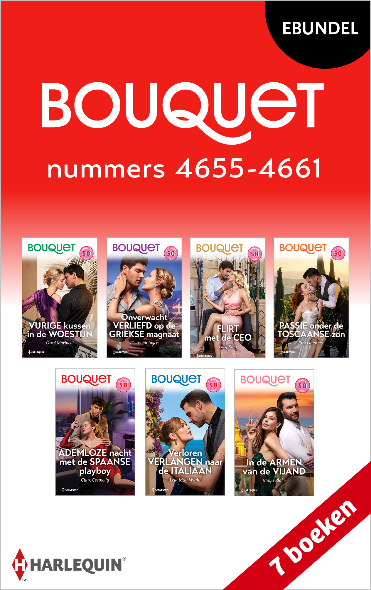 Omslag van Bouquet e-bundel nummers 4655 - 4661