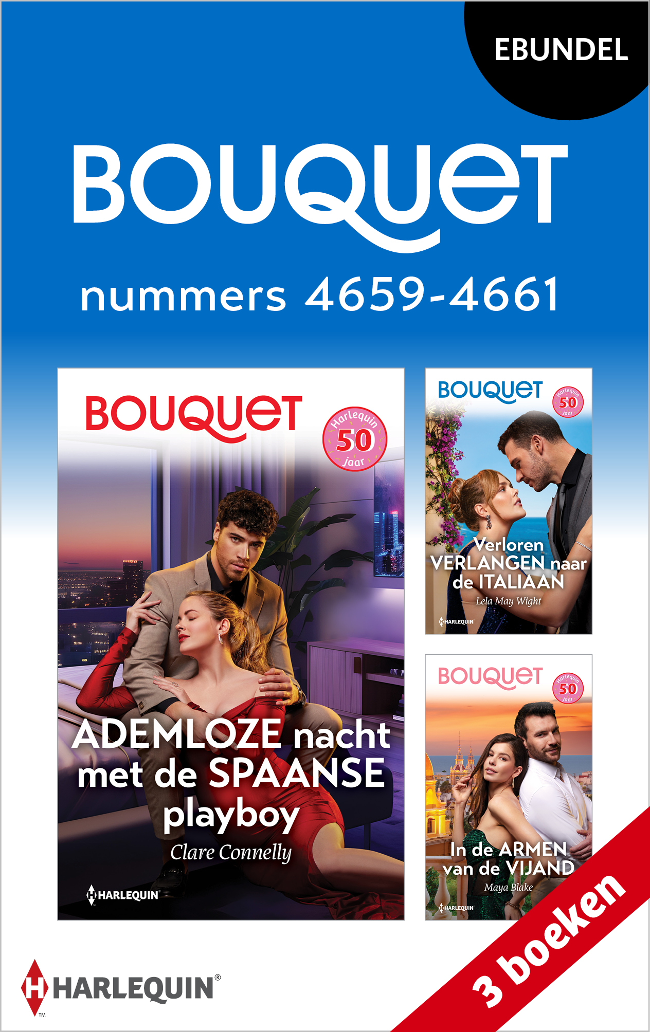 Omslag van Bouquet e-bundel nummers 4659 - 4661