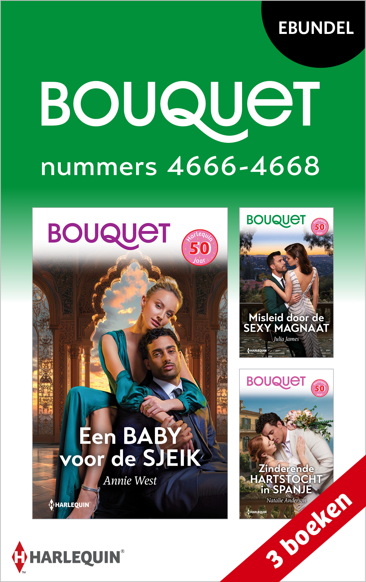 Omslag van Bouquet e-bundel nummers 4666 - 4668