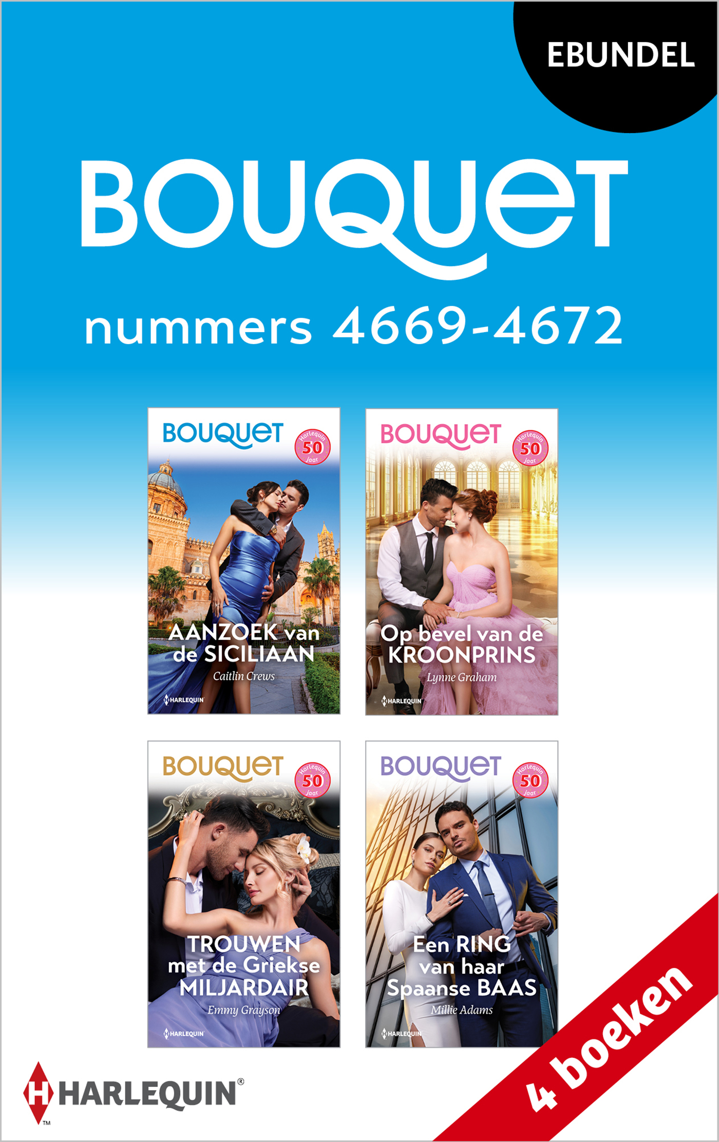 Omslag van Bouquet e-bundel nummers 4669 - 4672