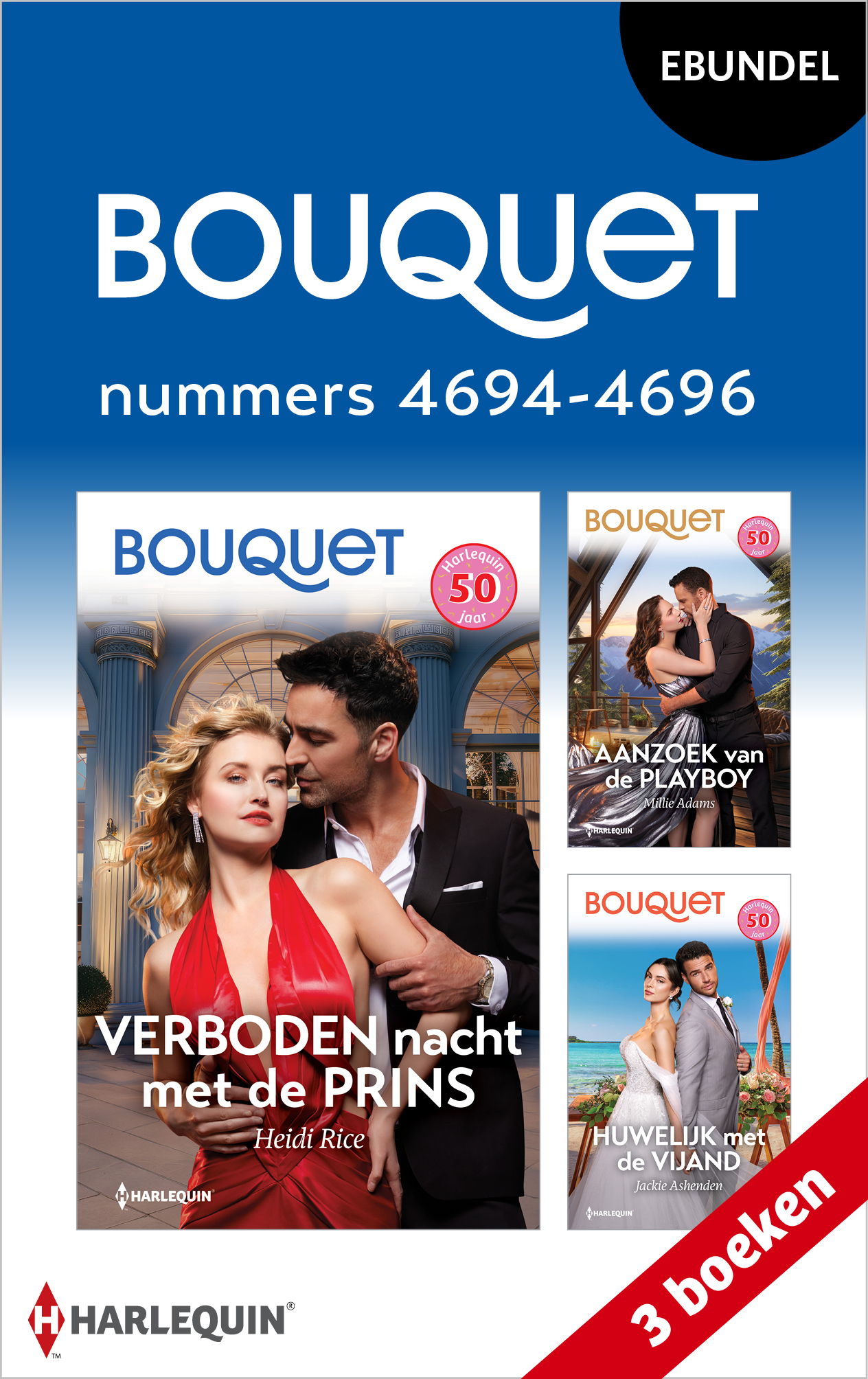 Omslag van Bouquet e-bundel nummers 4694 - 4696