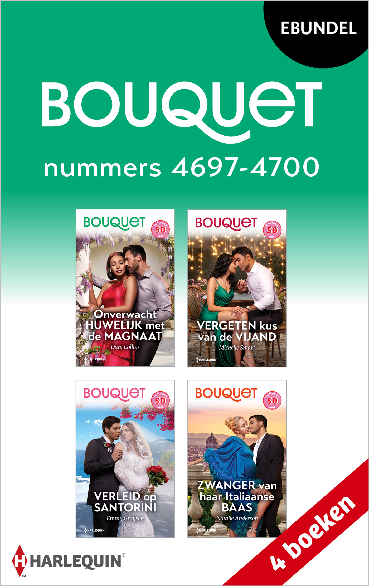Omslag van Bouquet e-bundel nummers 4697 - 4700