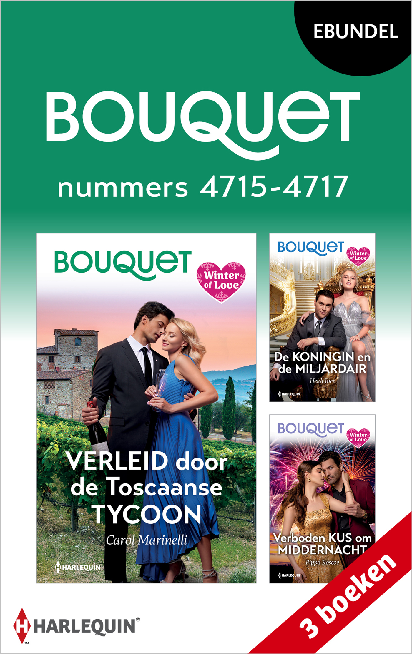 Omslag van Bouquet e-bundel nummers 4715 - 4717