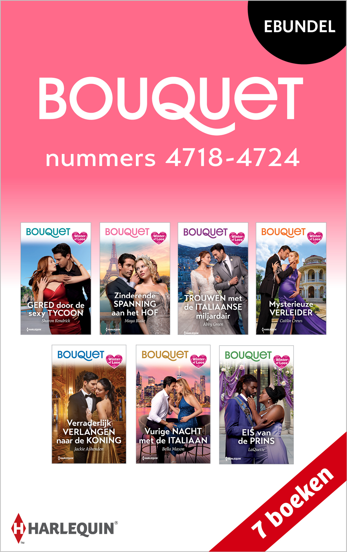 Omslag van Bouquet e-bundel nummers 4718 - 4724