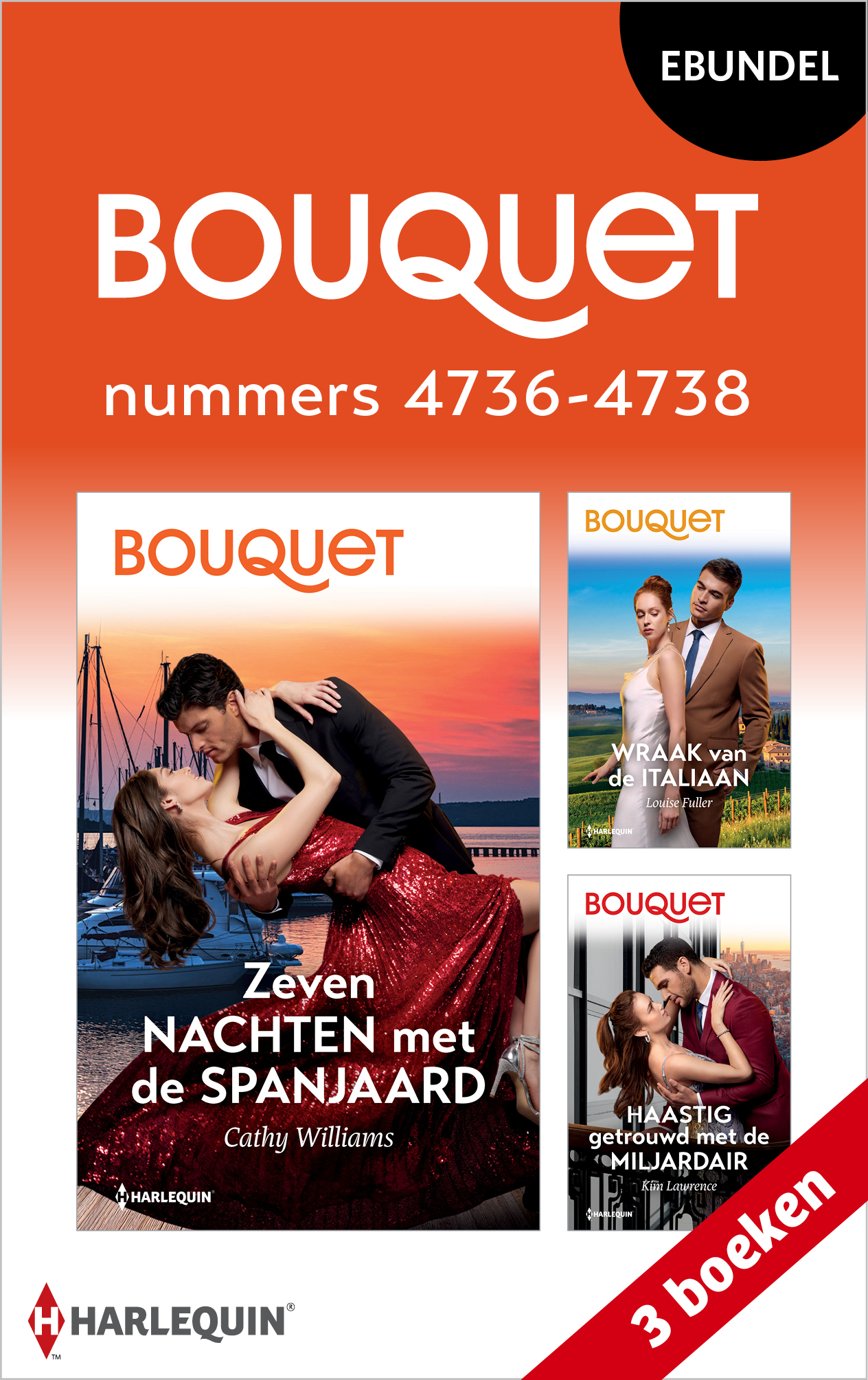 Omslag van Bouquet e-bundel nummers 4736 - 4738