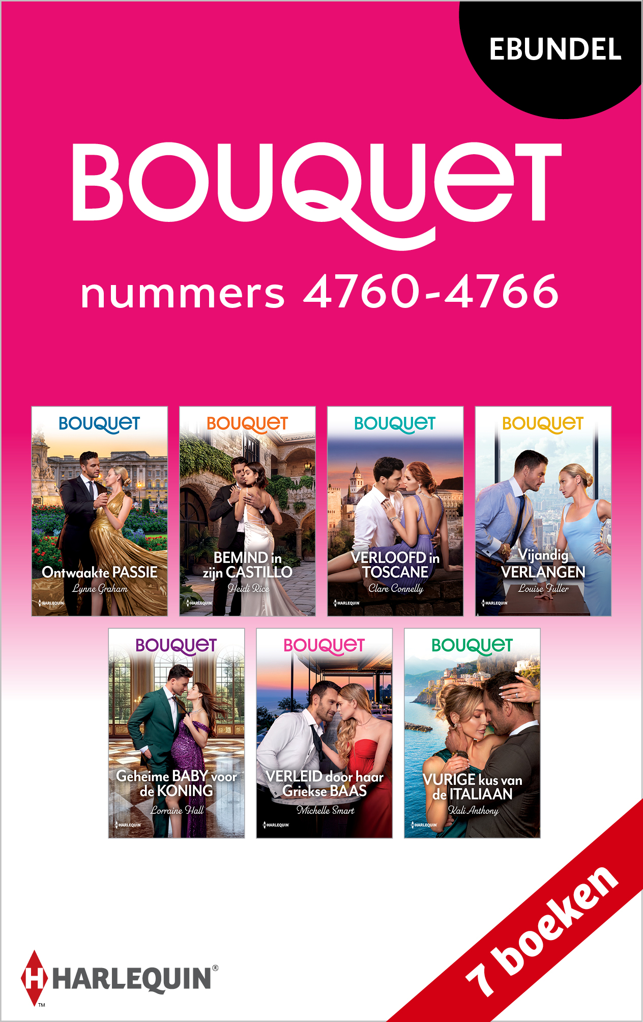 Omslag van Bouquet e-bundel nummers 4760 - 4766
