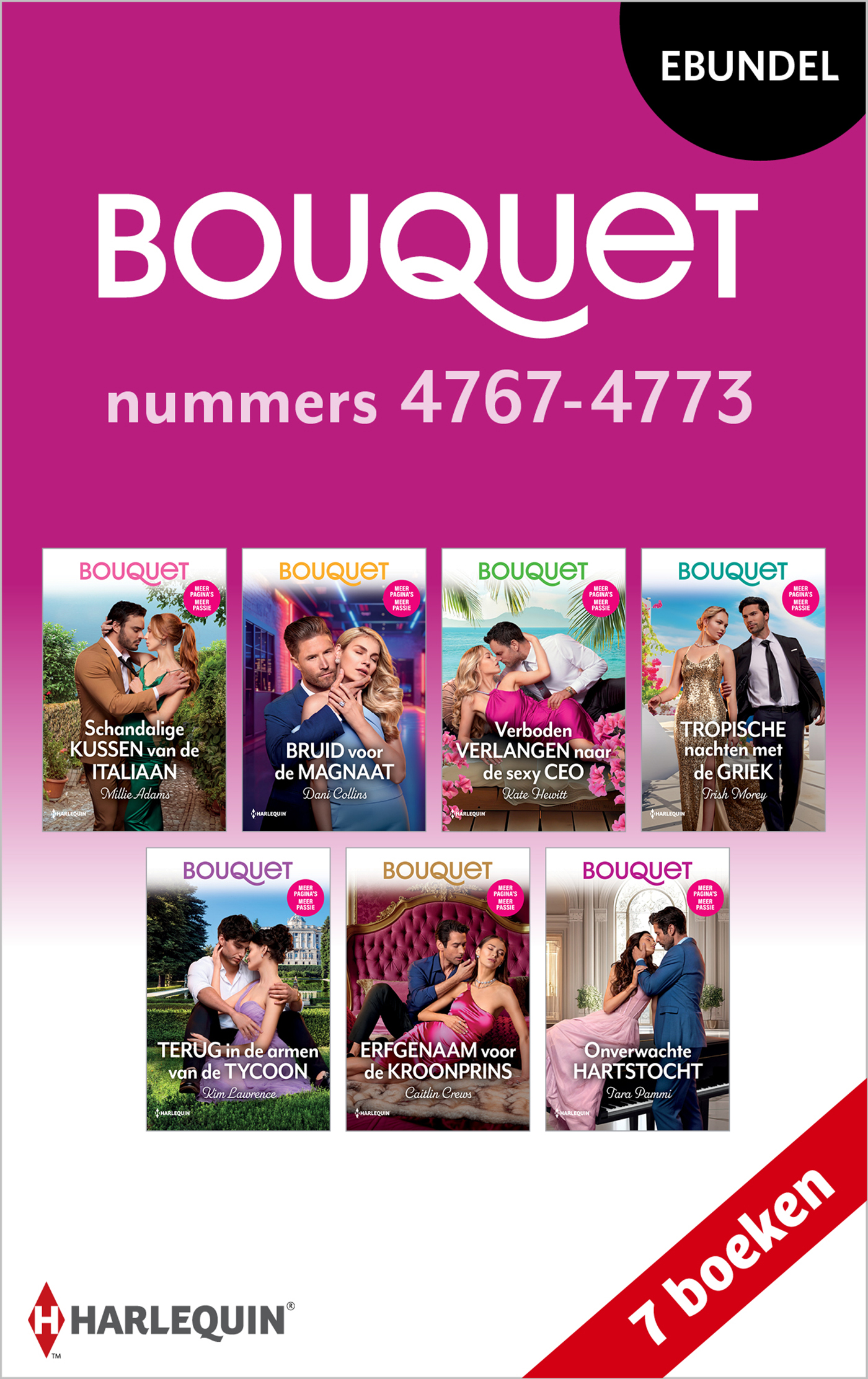 Omslag van Bouquet e-bundel nummers 4767 - 4773