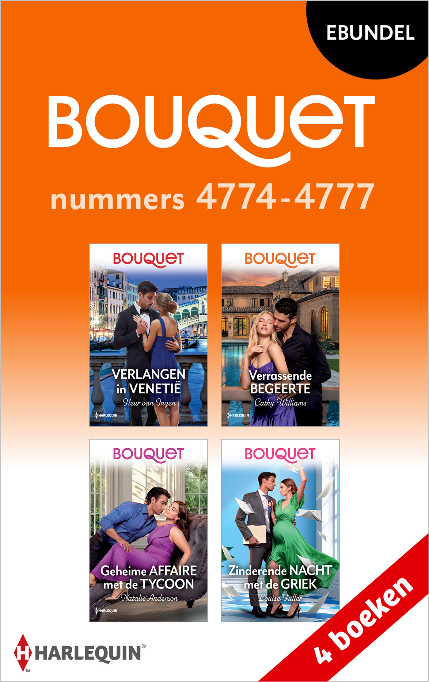 Omslag van Bouquet e-bundel nummers 4774 - 4777