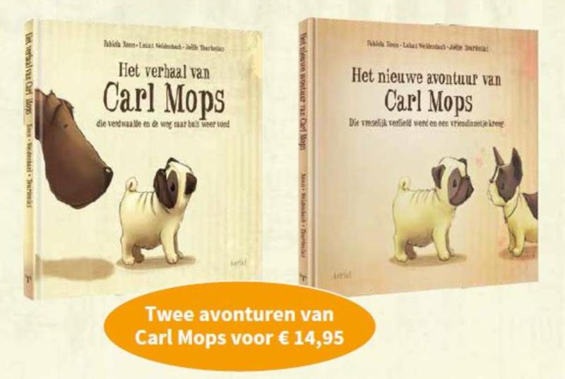 Omslag van Het verhaal van Carl Mops;Het nieuwe avontuur van Carl Mops