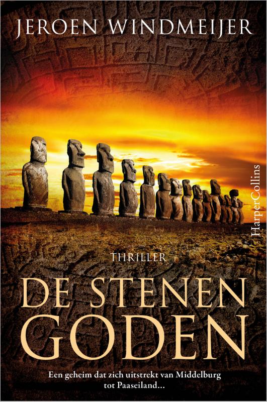 Omslag van De stenen goden - backcard à 6 ex.