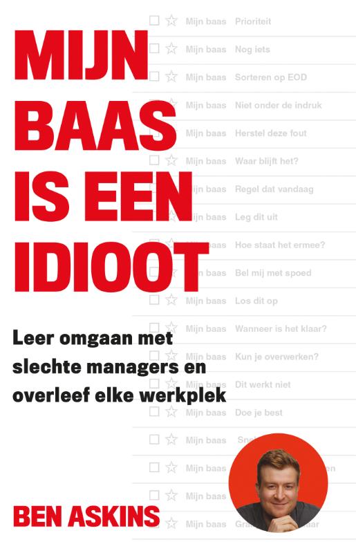 Omslag van Mijn baas is een idioot
