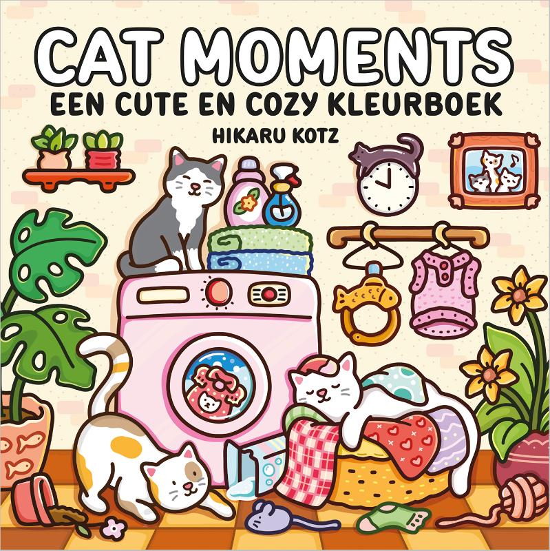 Omslag van Cat Moments – een cute en cozy kleurboek
