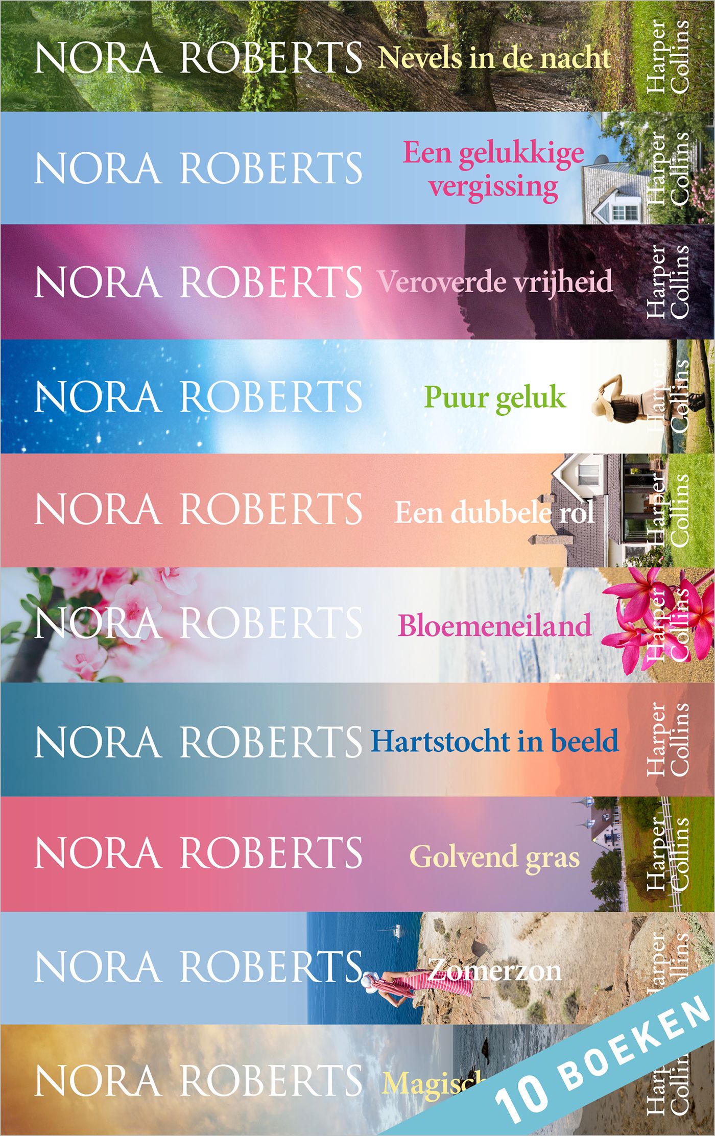 Omslag van Nora Roberts 10-in-1 bundel