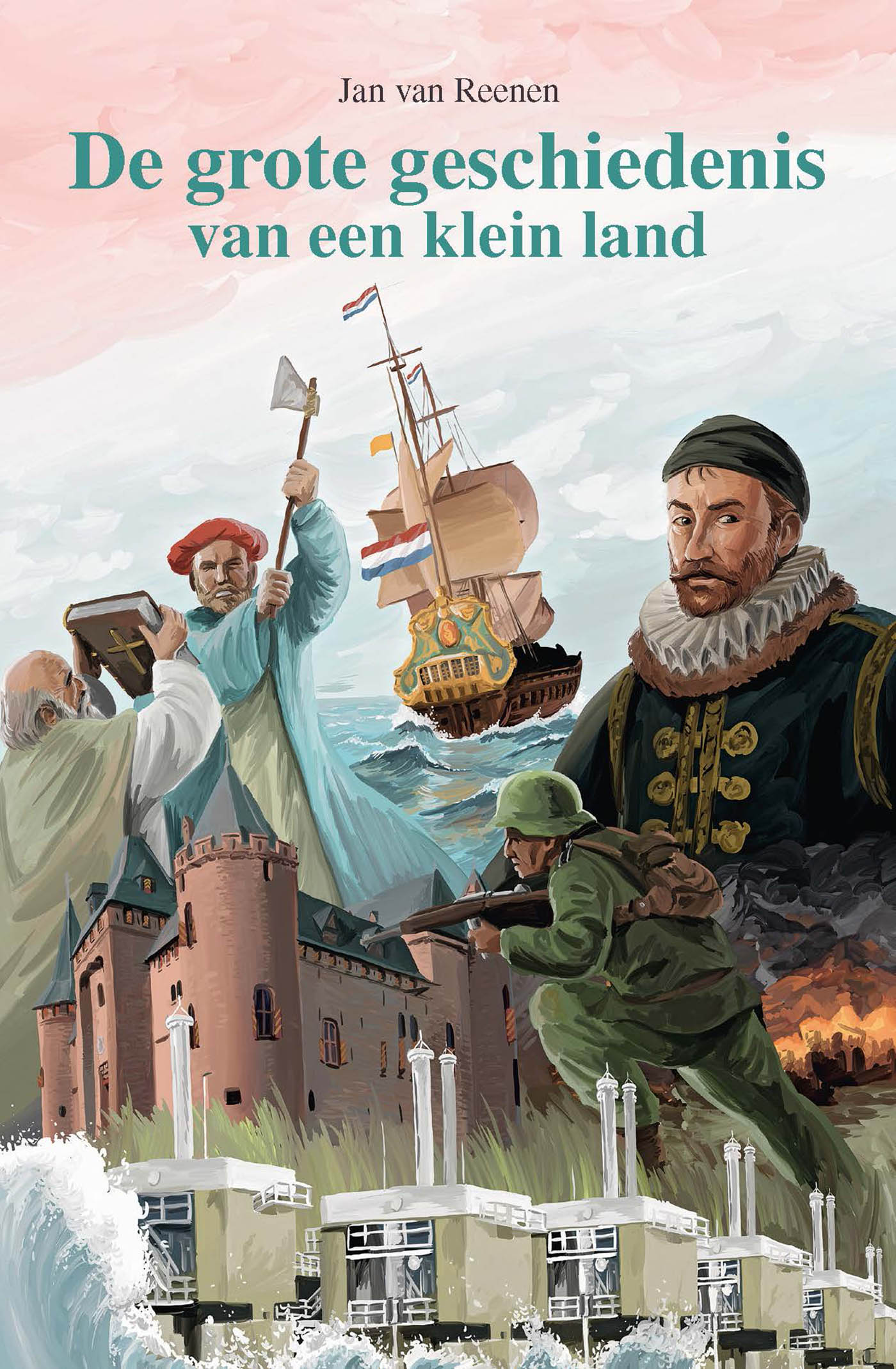 Omslag van De grote geschiedenis van een klein land