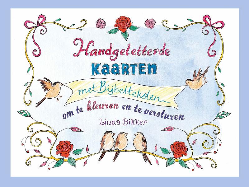 Omslag van Handgeletterde kaarten met Bijbelteksten