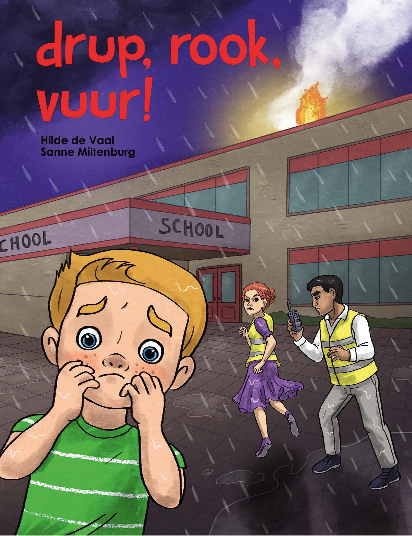 Omslag van Drup, rook, vuur