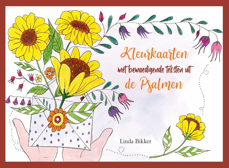 Omslag van Kleurkaarten met bemoedigende teksten uit de Psalmen