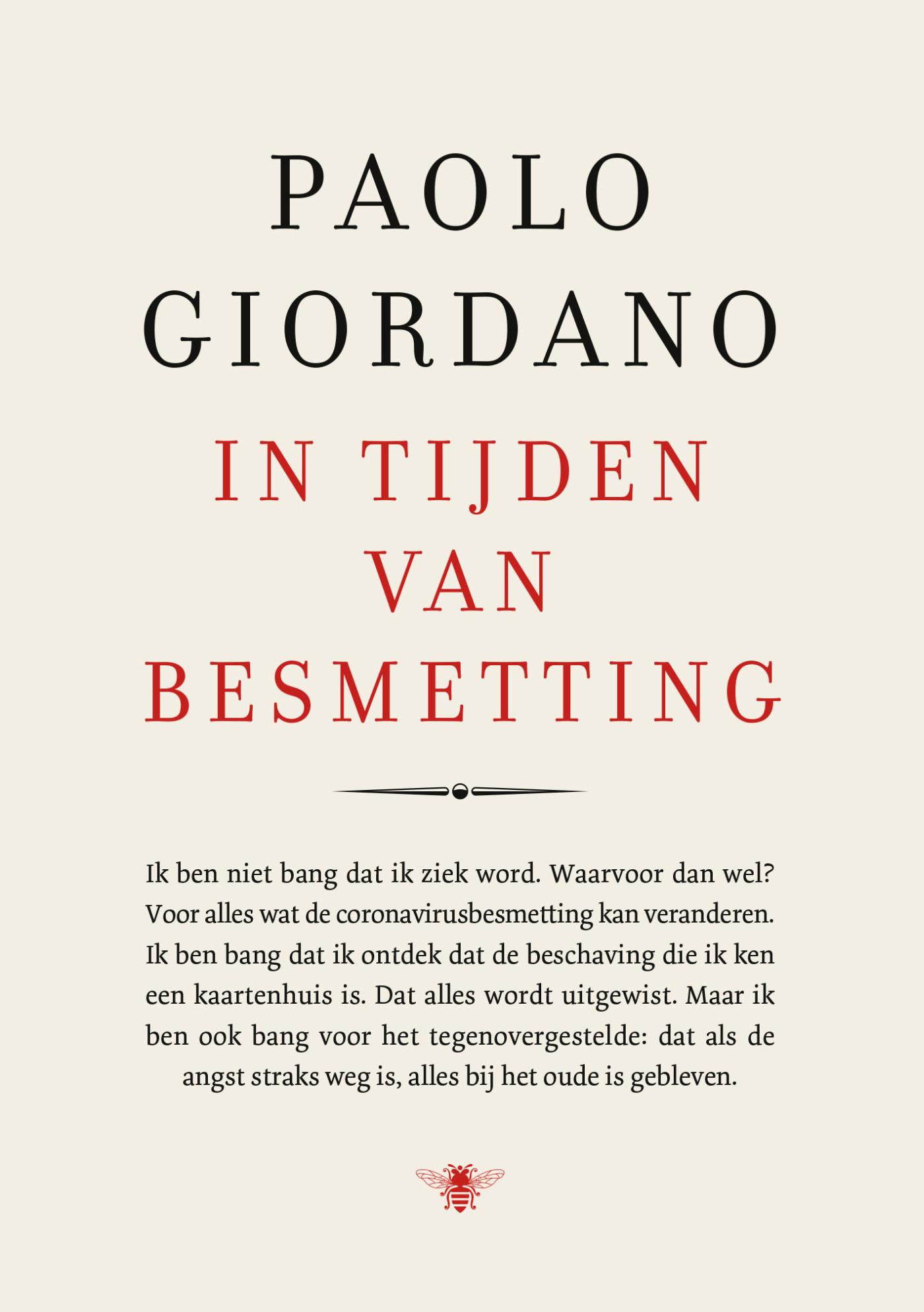 Omslag van In tijden van besmetting
