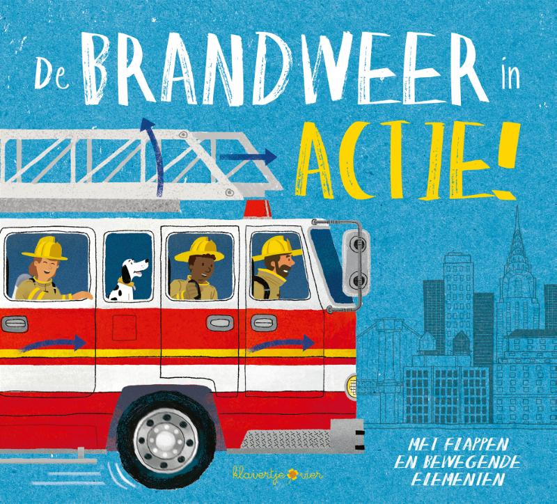Omslag van De brandweer in actie!