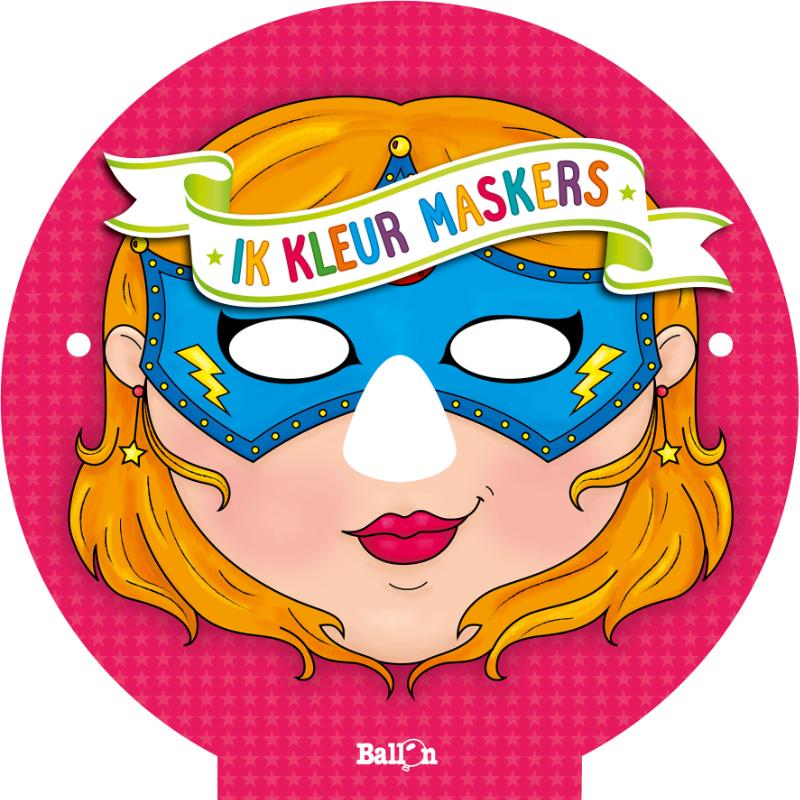 Omslag van Ik kleur maskers (meisjes)