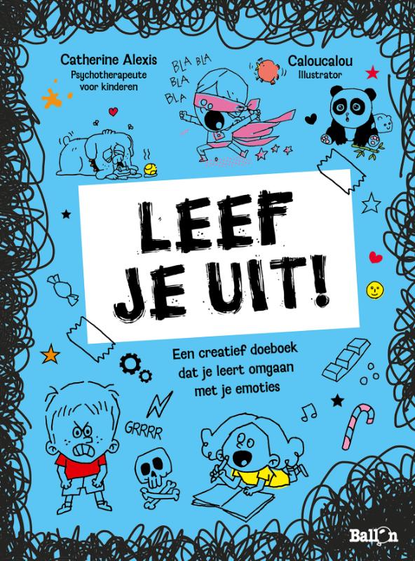 Omslag van Leef je uit! (blauw)