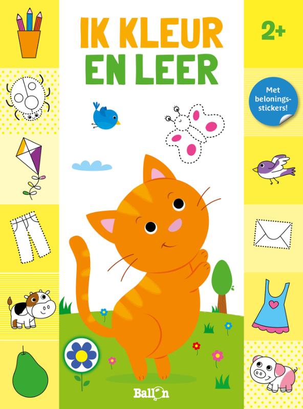 Omslag van Ik kleur en leer 2+