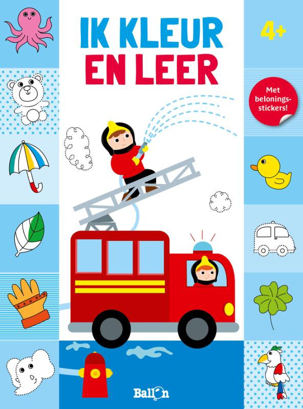 Omslag van Ik kleur en leer 4+