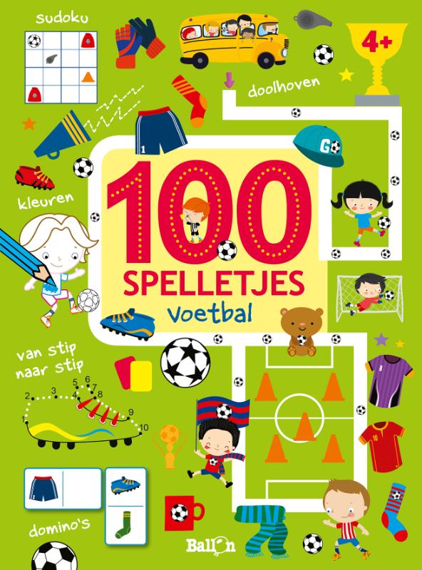 Omslag van 100 spelletjes - Voetbal