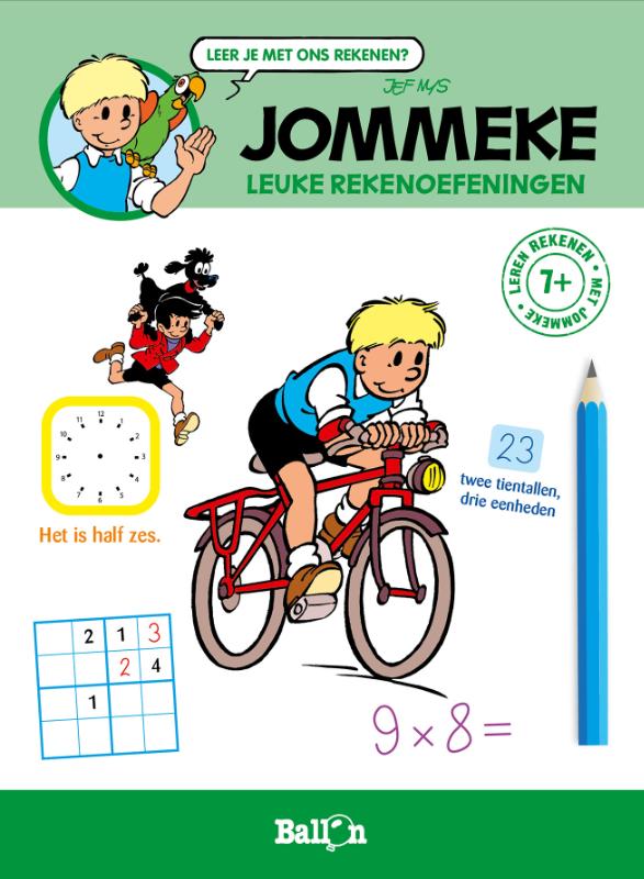 Omslag van Jommeke - Eerste rekenoefeningen (7+)