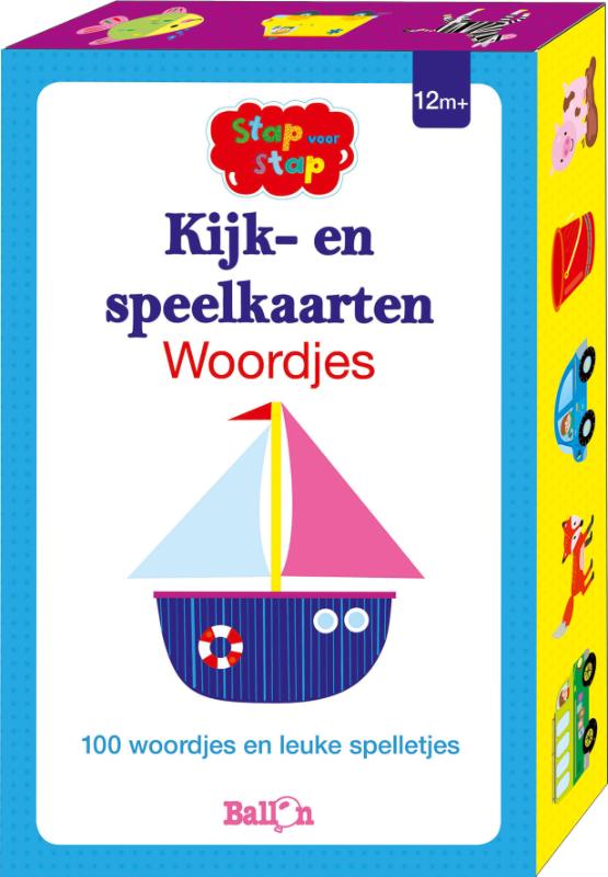 Omslag van Kijk-en speelkaarten Woordjes