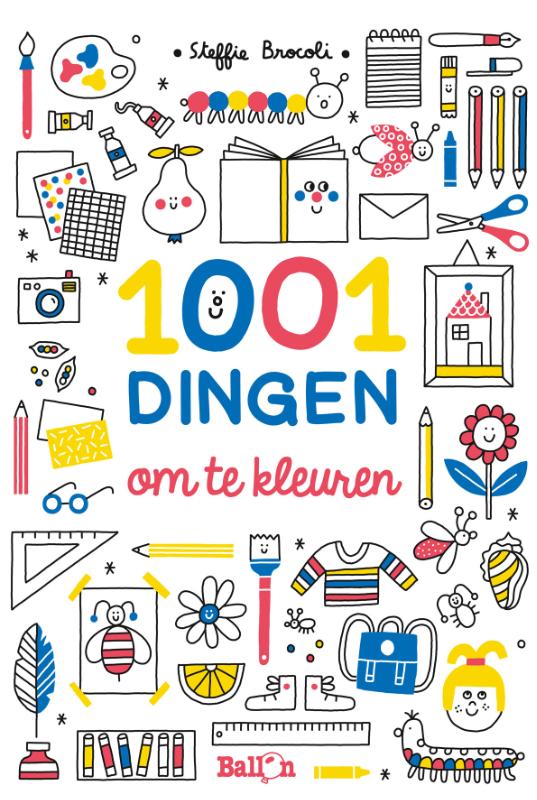 Omslag van 1001 dingen om te kleuren