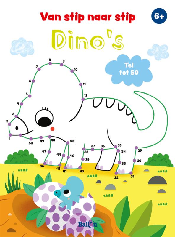 Omslag van Van stip naar stip dino's