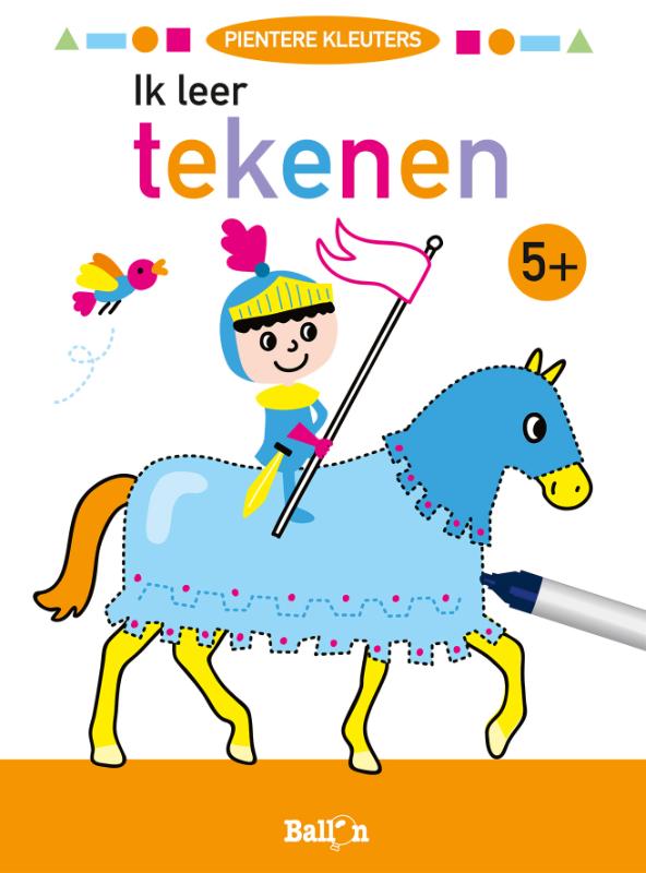 Omslag van Ik leer tekenen 5+