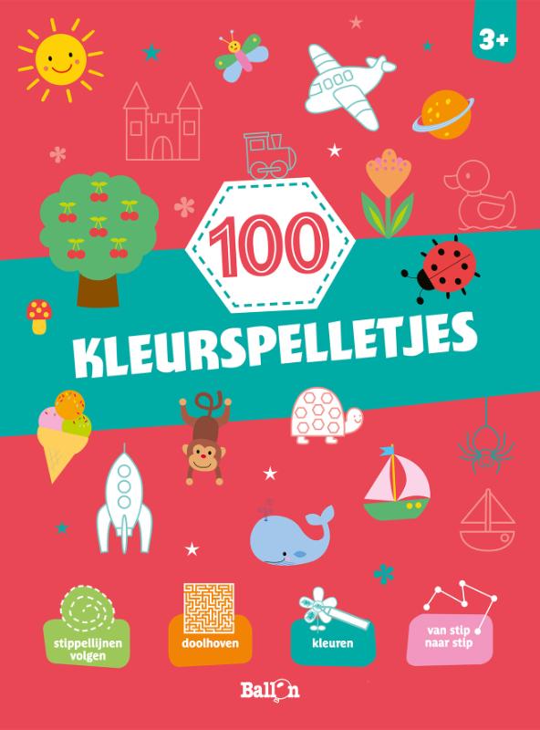 Omslag van 100 kleurspelletjes 3+