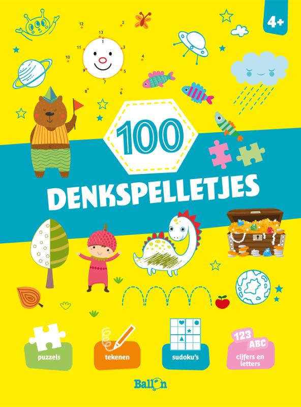Omslag van 100 denkspelletjes 4+