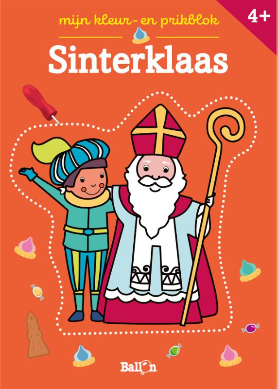 Omslag van Kleur- en prikblok Sinterklaas