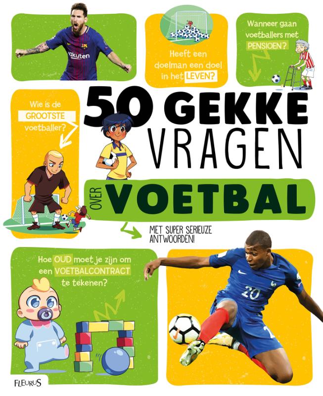 Omslag van 50 gekke vragen over voetbal