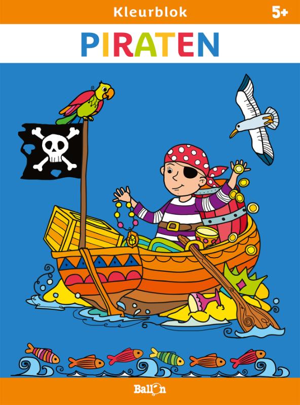 Omslag van Kleurblok Piraten