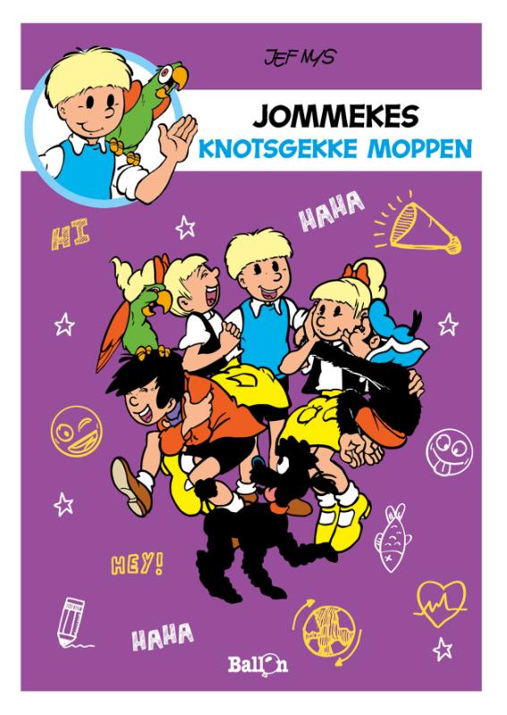 Omslag van Jommekes knotsgekke moppenboek