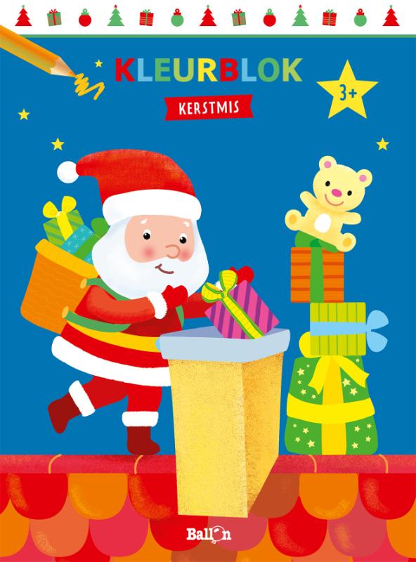 Omslag van Kleurblok Kerstmis