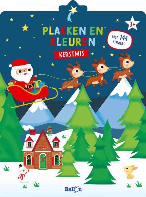 Omslag van Kerstmis - Plakken en kleuren