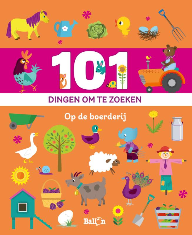 Omslag van 101 dingen om te zoeken op de boerderij