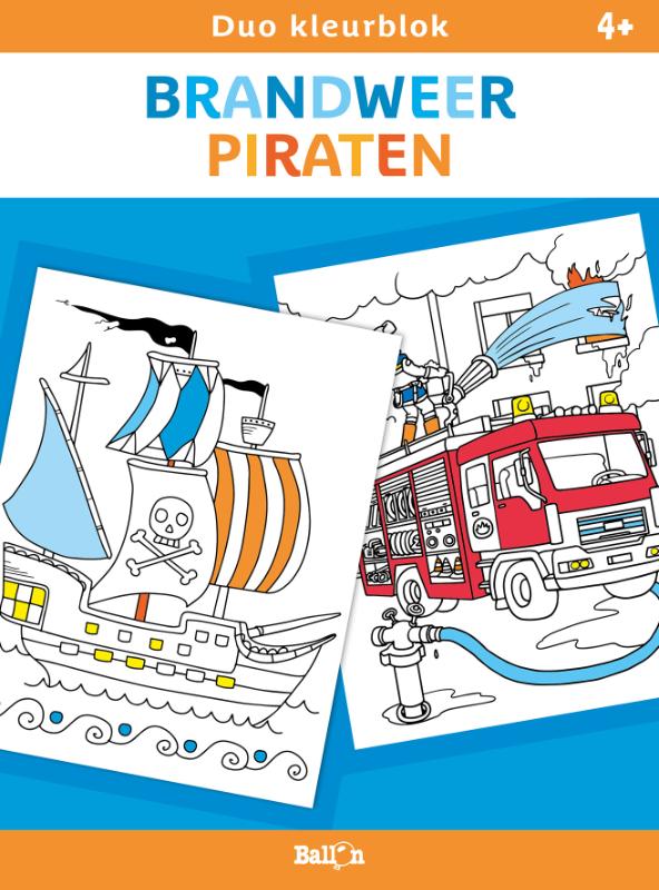 Omslag van Brandweer en piraten