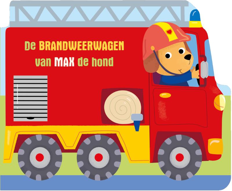 Omslag van De brandweerwagen van Max de hond