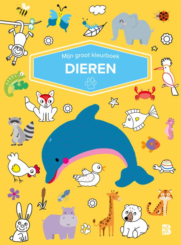 Omslag van Mijn groot kleurboek dieren