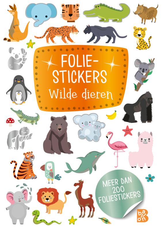 Omslag van Foliestickers - Wilde dieren