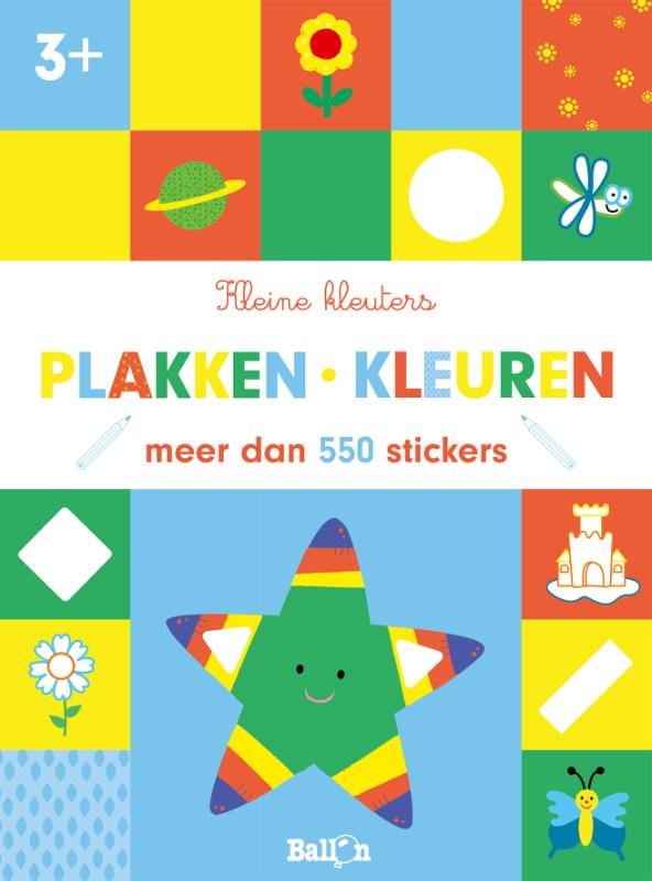 Omslag van Plakken en kleuren 3+