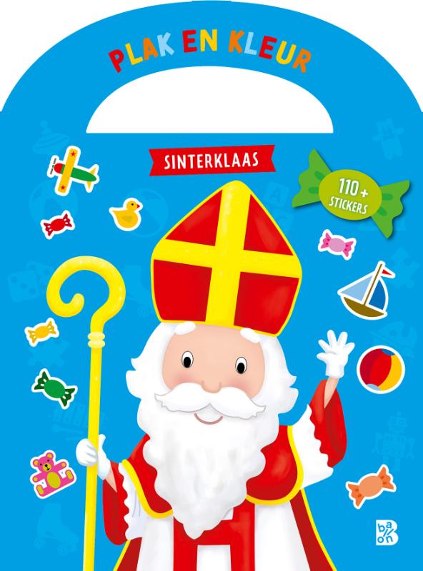 Omslag van Plakken en kleuren Sinterklaas