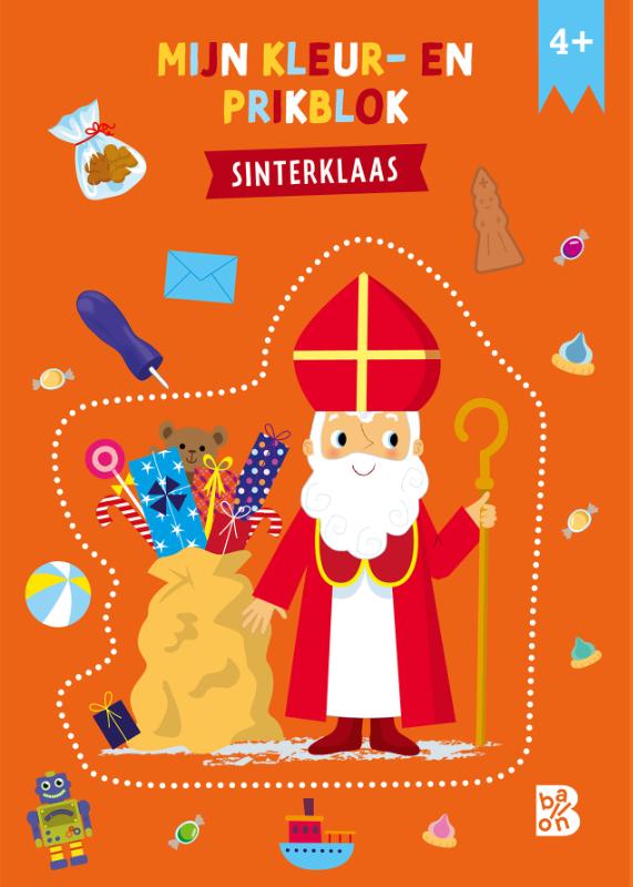 Omslag van Kleur- en prikblok Sinterklaas